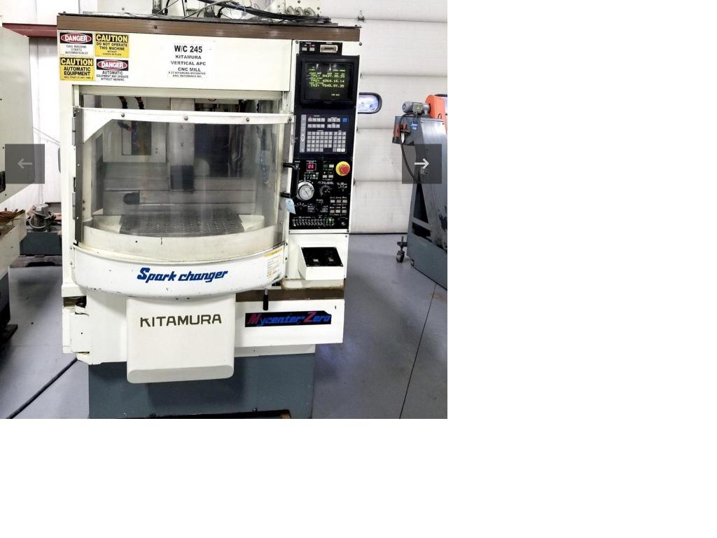 Kitamura Mycenter-0 Spark Changer, Machine ID: 8266